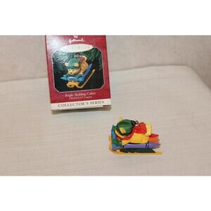 Hallmark 1998 Bright Sledding Colors Crayola Crayon Ornament